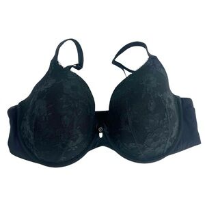 VICTORIA'S  SECRET Body by Victoria Black Lace Lined Perfect Coverage bra 38DD